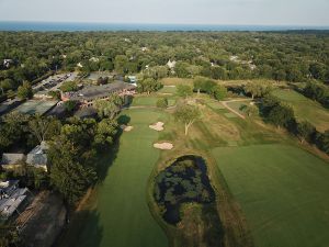 Skokie Aerial 18th Pond